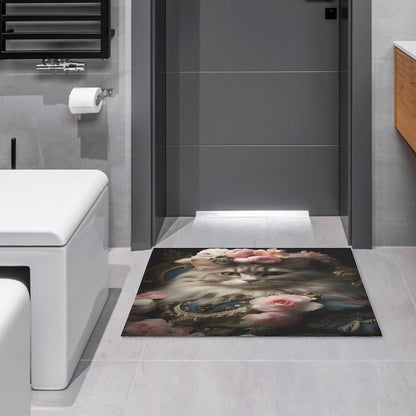 Crystal Velvet Bedroom Floor Mat