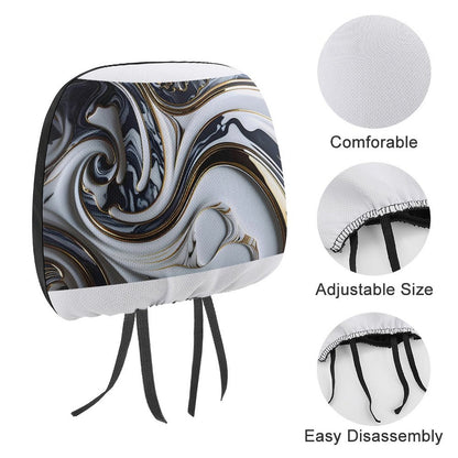 Custom Car Headrest Covers