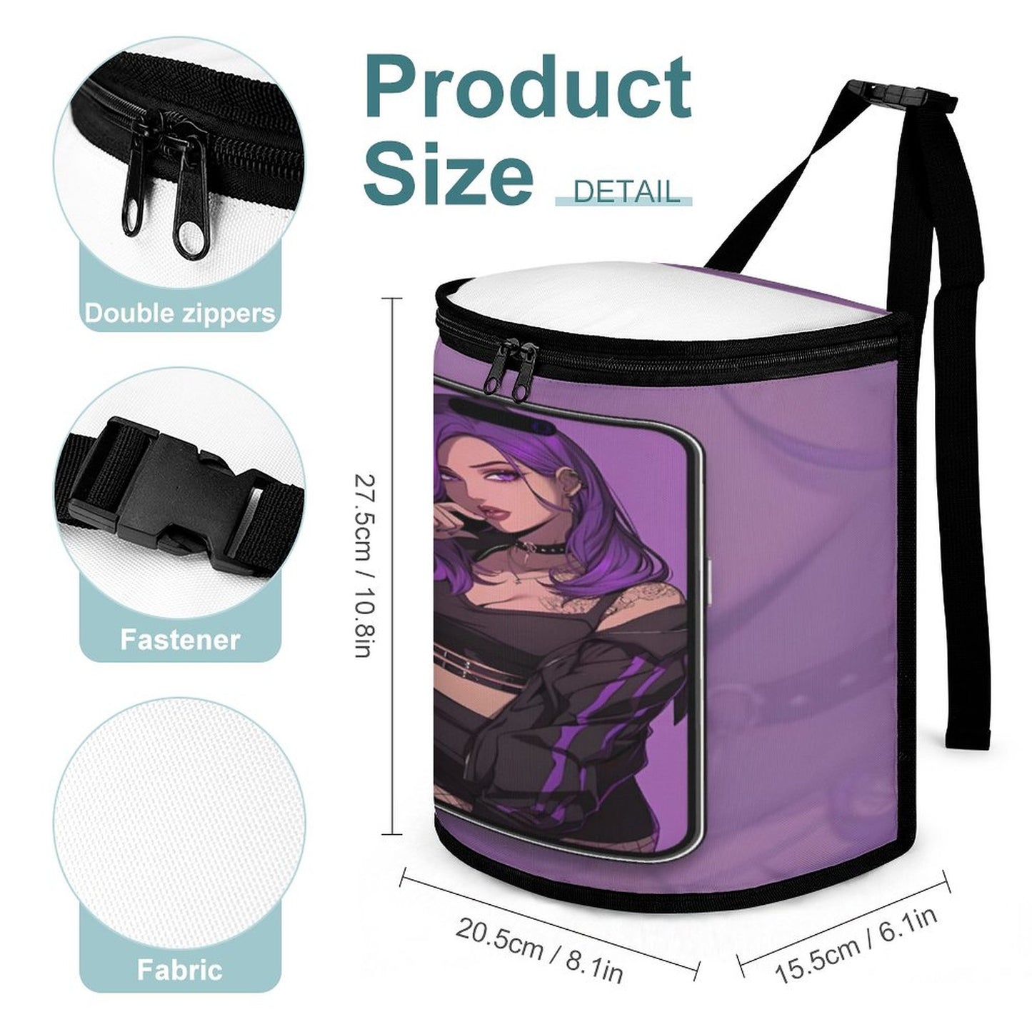 Collapsible Car Trash Bin