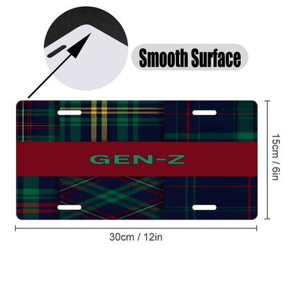 Car License Plate-11.8”x5.9”