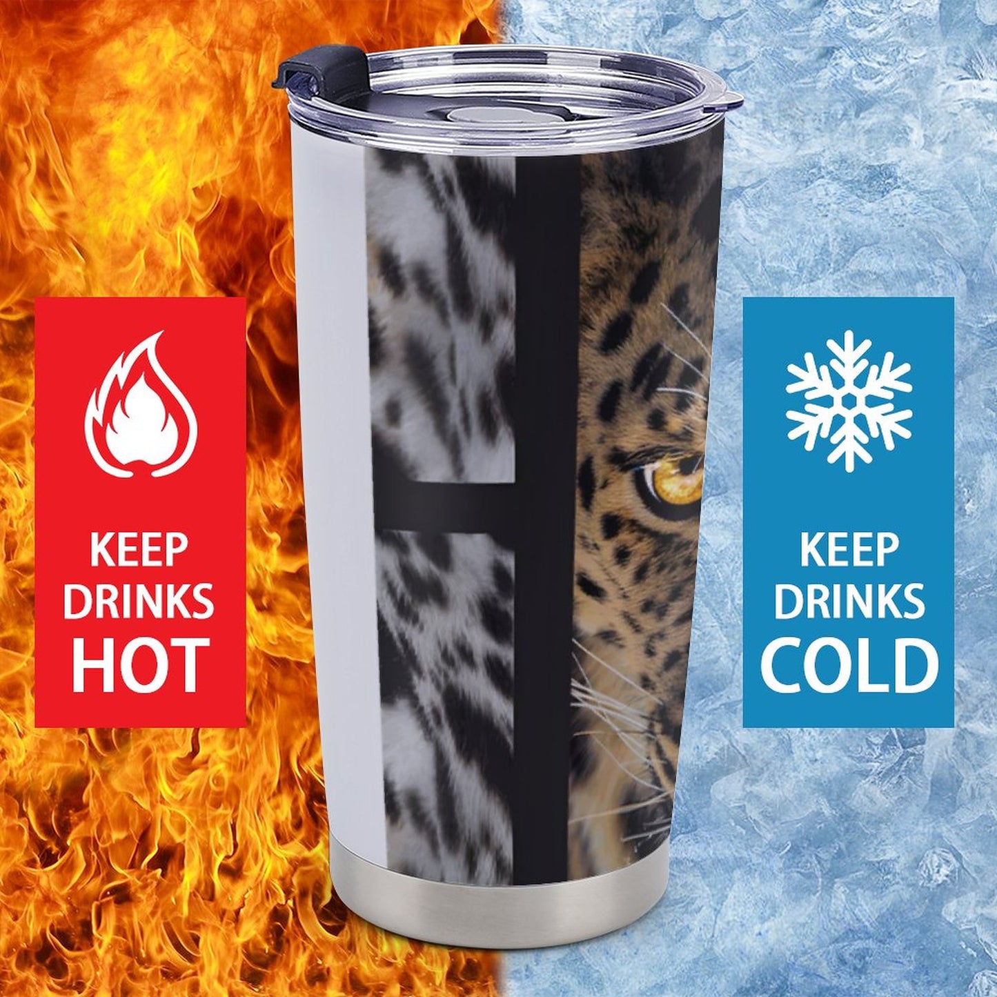 Car Travel Coffee Mug with Lid (All-Over Printing)