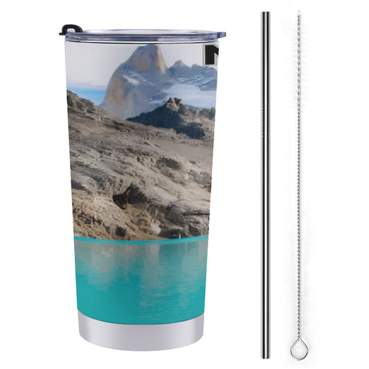 Car Travel Mug Set with Cleaning Kit (590ml/20oz)