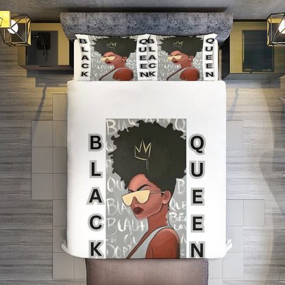 3-Piece Bedding Set-86"×70"/ 218×177cm (Dual-sideded Printing)