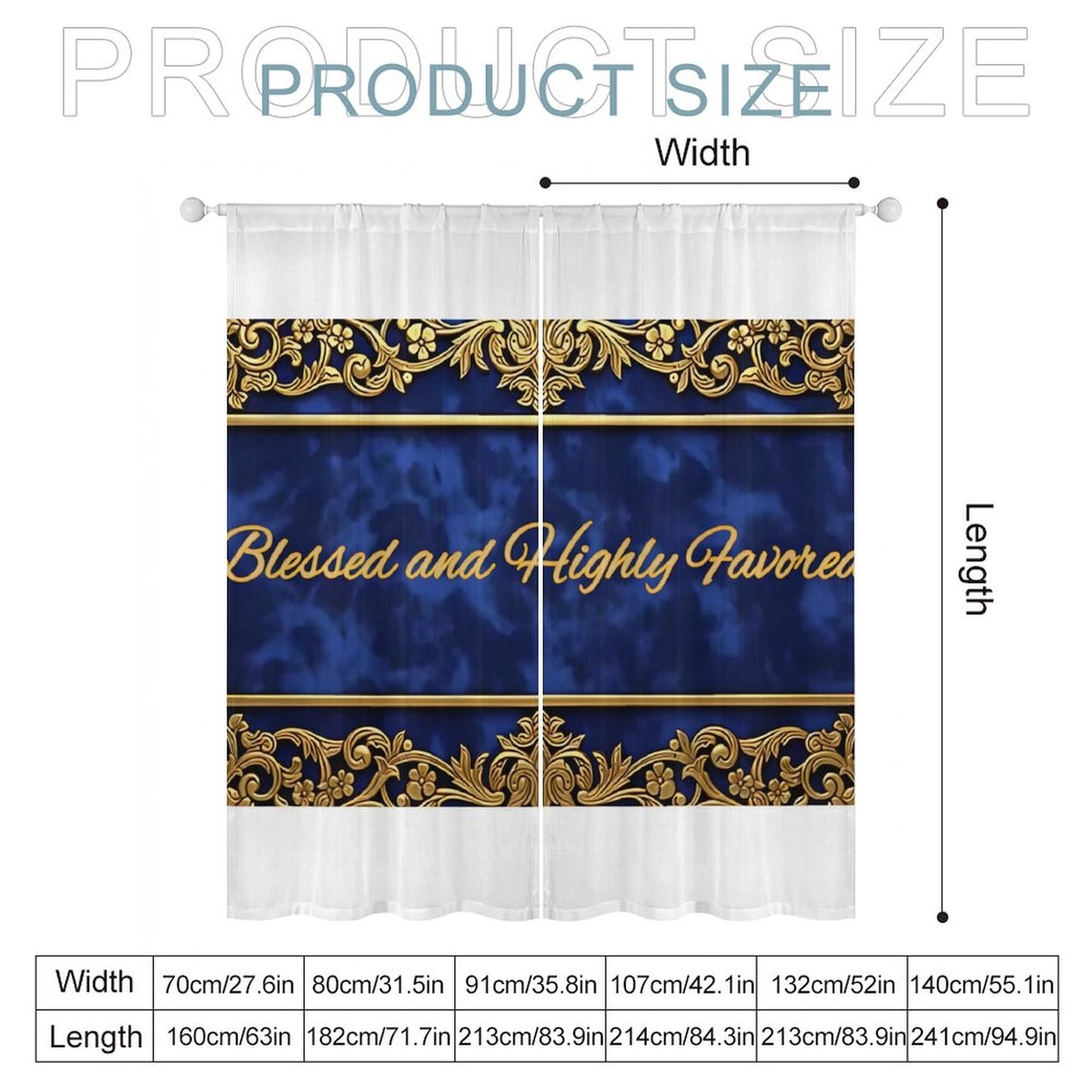 Sheer Curtain(All-Over Printing)