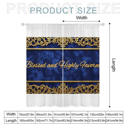 Sheer Curtain(All-Over Printing)