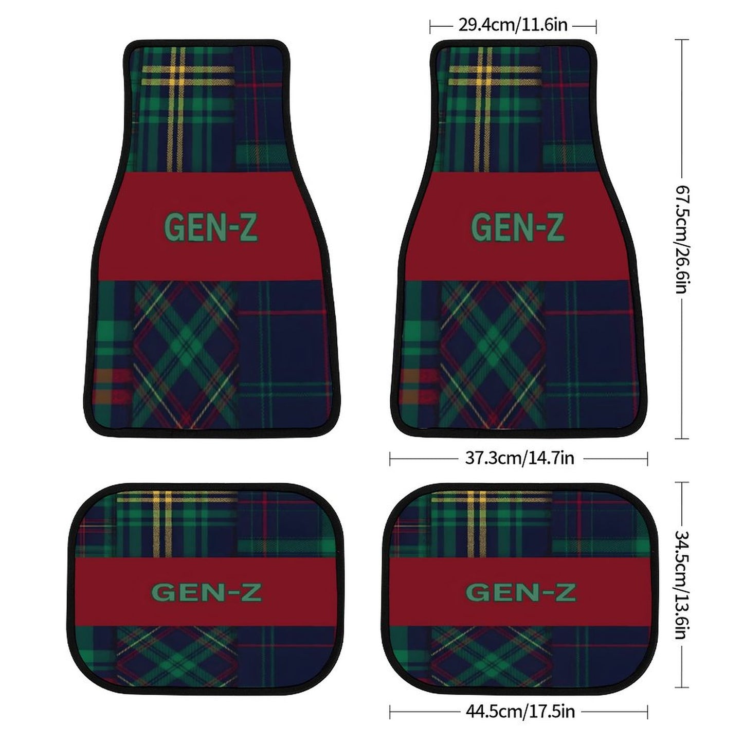 Car Mat Set of 4
