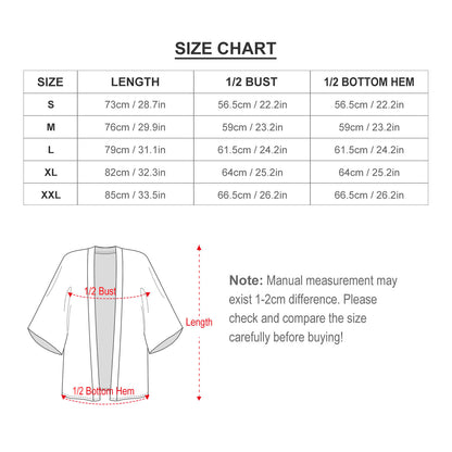 Drop Shoulder Male Kimono Cardigan ZS904 (All-Over Printing)