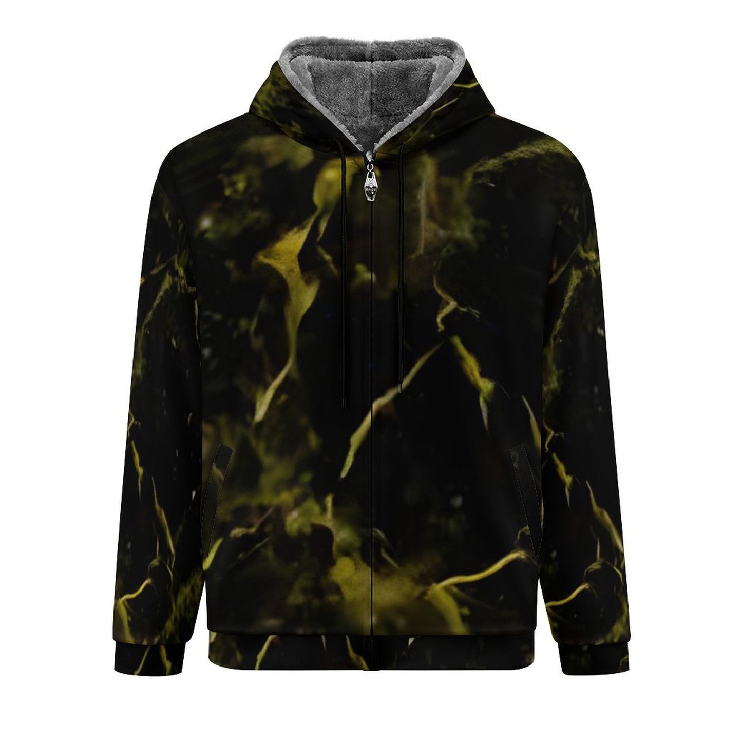 230gsm Full Zip up Hoodie with Plush Lining WZIP (All-Over Printing)