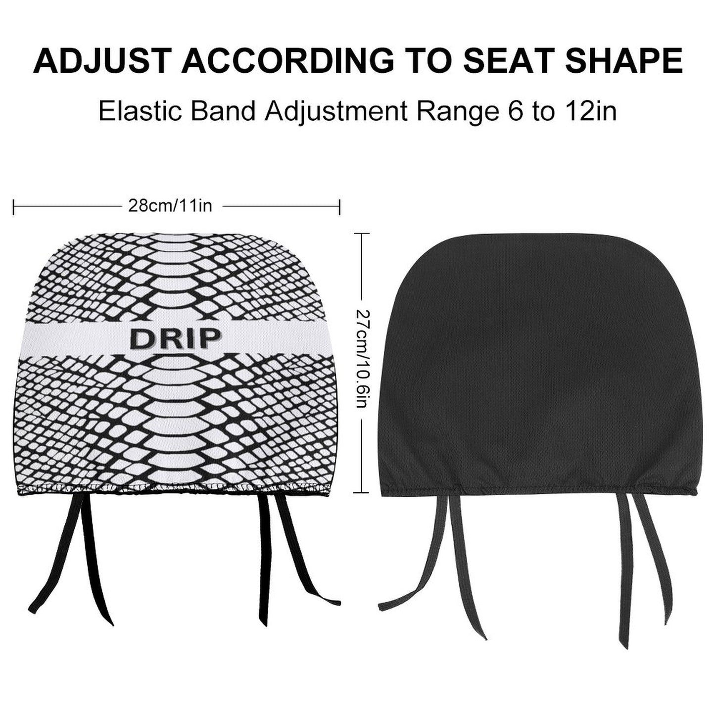 Custom Car Headrest Covers