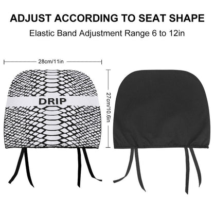 Custom Car Headrest Covers