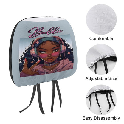 Custom Car Headrest Covers