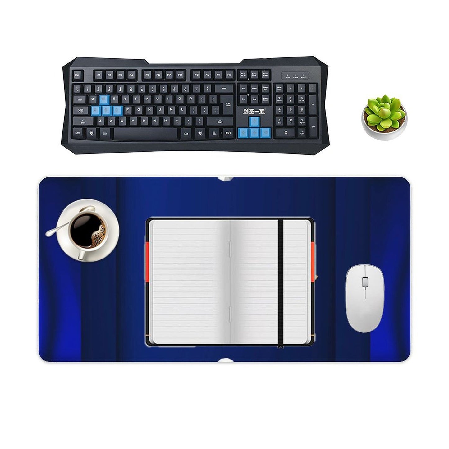 Large Desk Pad Protector with Stitched Edges-12x24 in/ 30x60cm