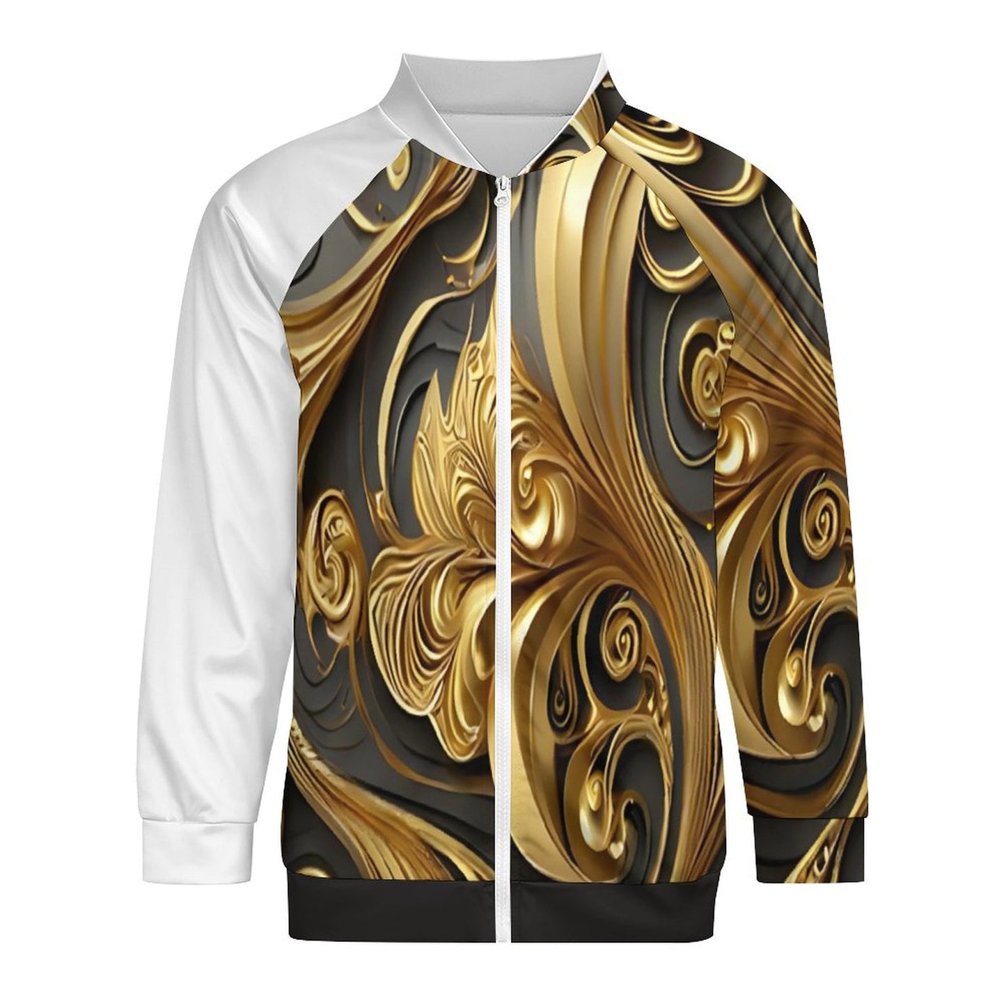 Raglan Zip-up Shirt WY10 (All-Over Printing)