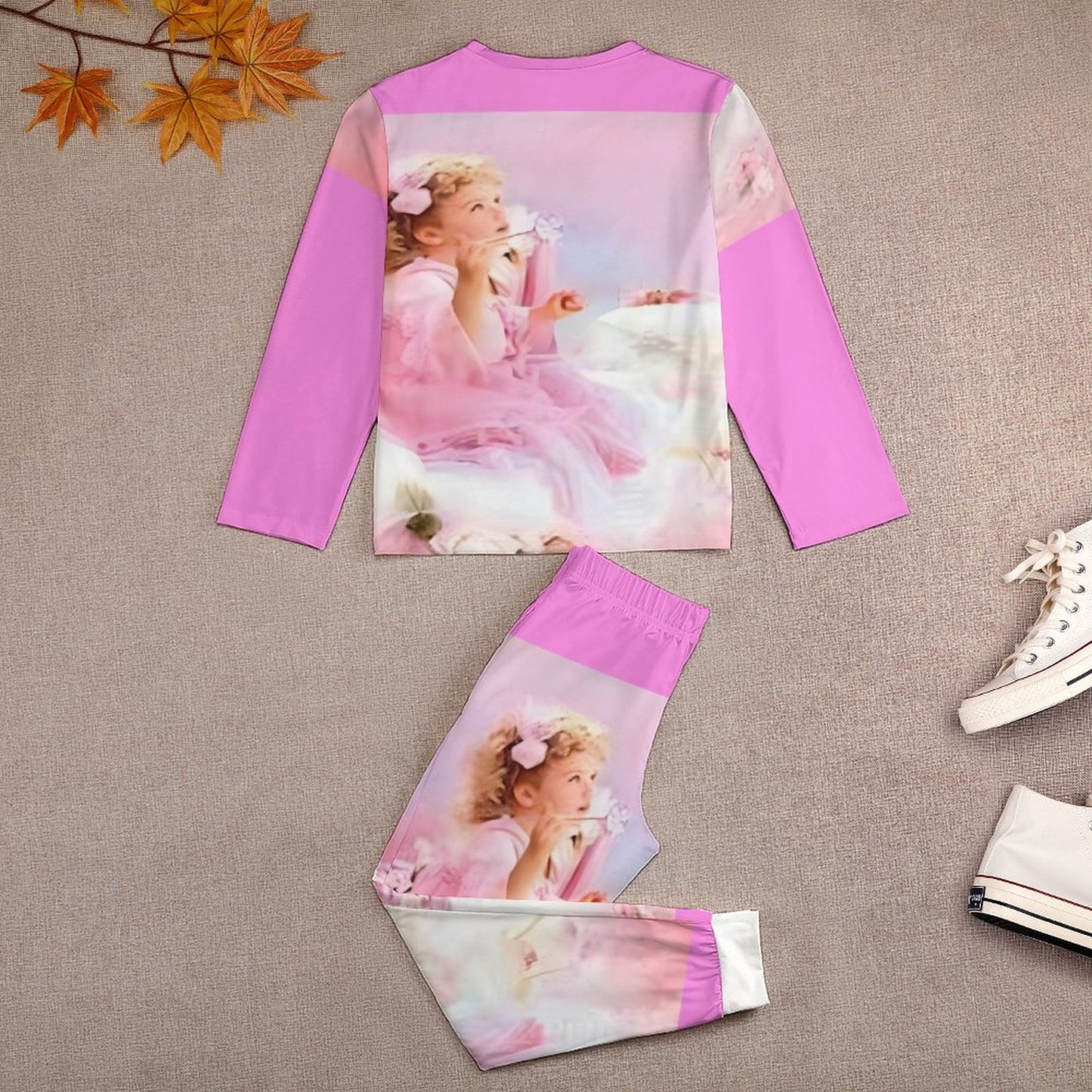 Long Sleeve Girls Nightwear JTZ (All-Over Printing)