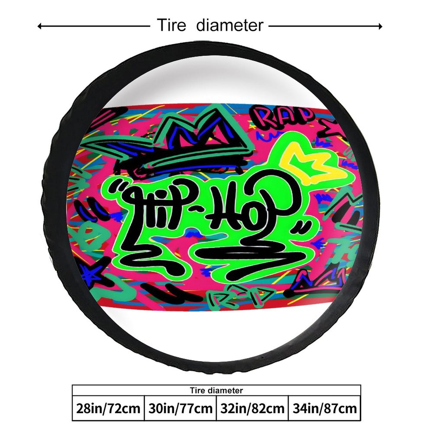 Leather Tire Cover(One-sided Printing)