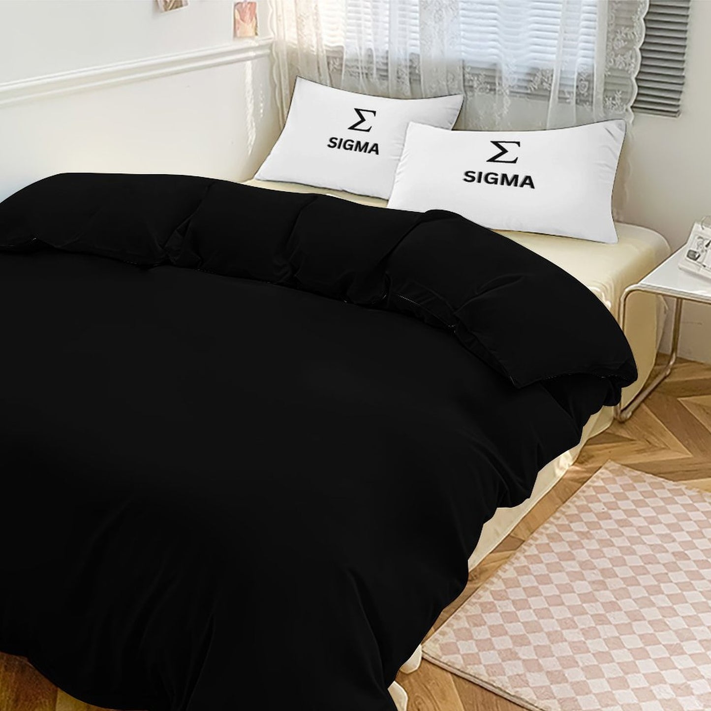 3-Piece Bedding Set-102"x90"/ 259x229cm (Dual-sided Printing)
