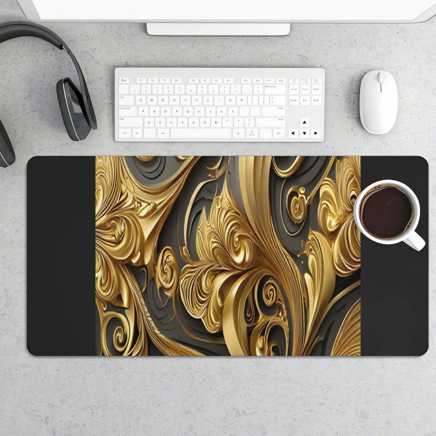Large Desk Pad Protector without Stitched Edges-12''×24''/ 30x60cm