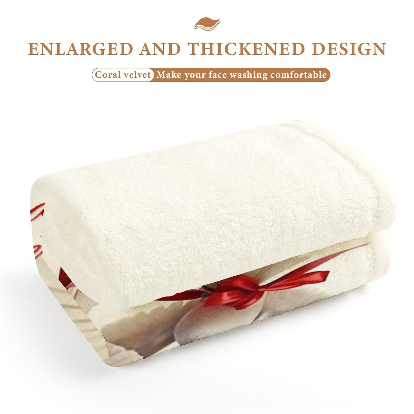Coral Velvet Towel