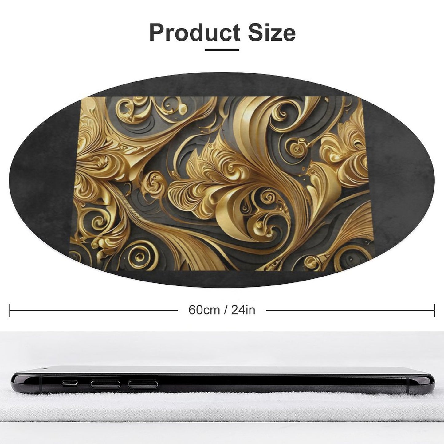 Round Coral Velvet Warm Floor Mat