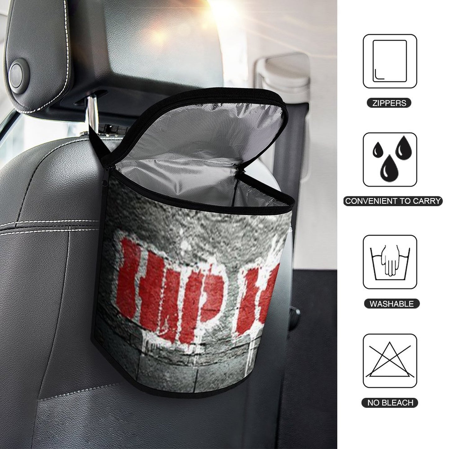 Collapsible Car Trash Bin