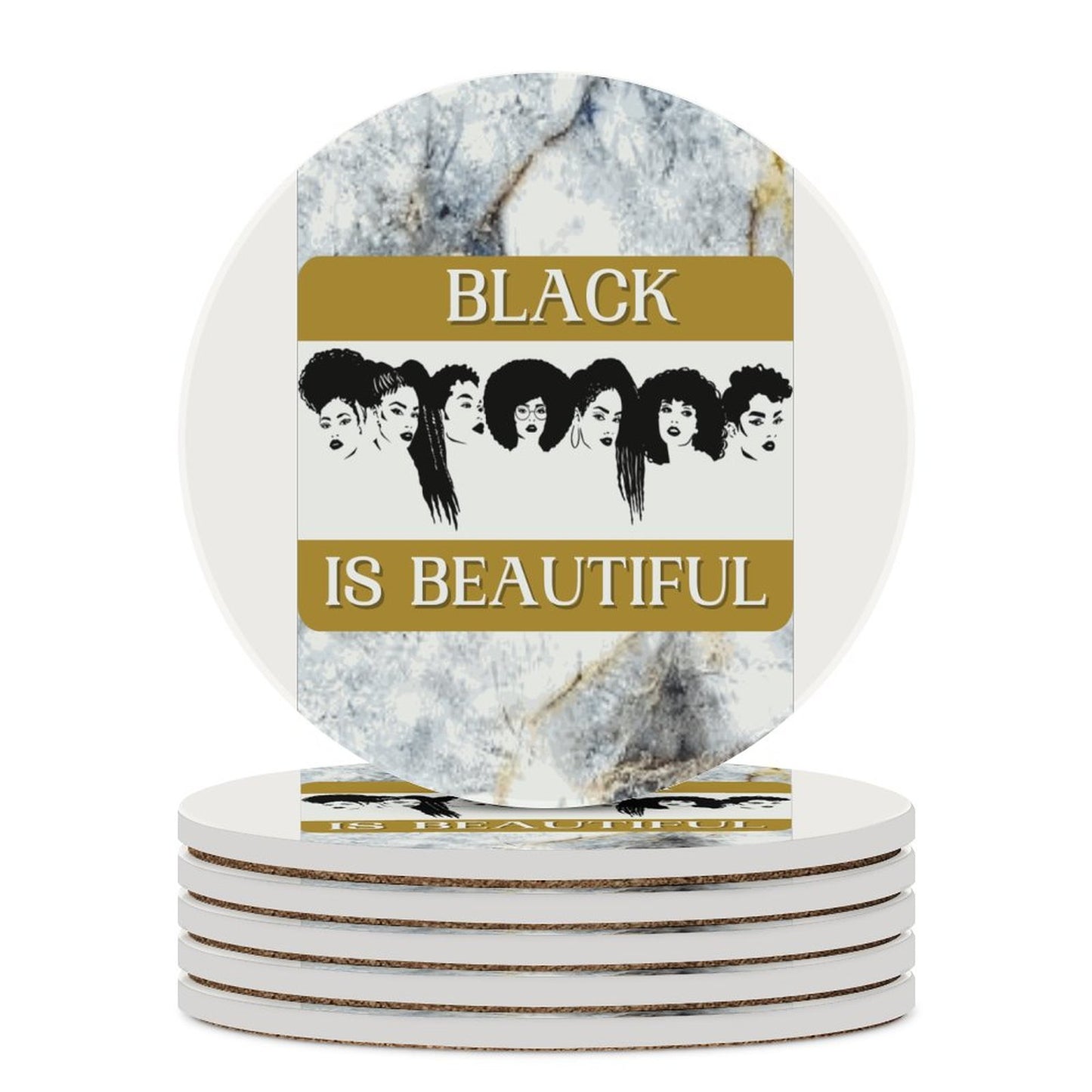Round Ceramic Coaster