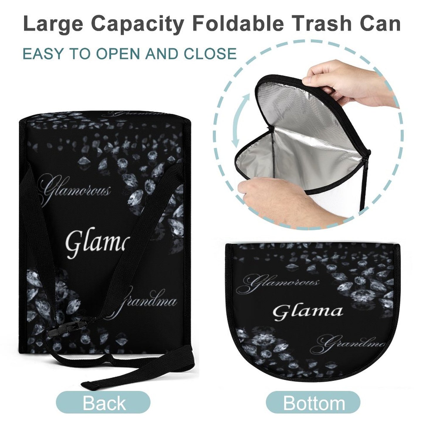 Collapsible Car Trash Bin