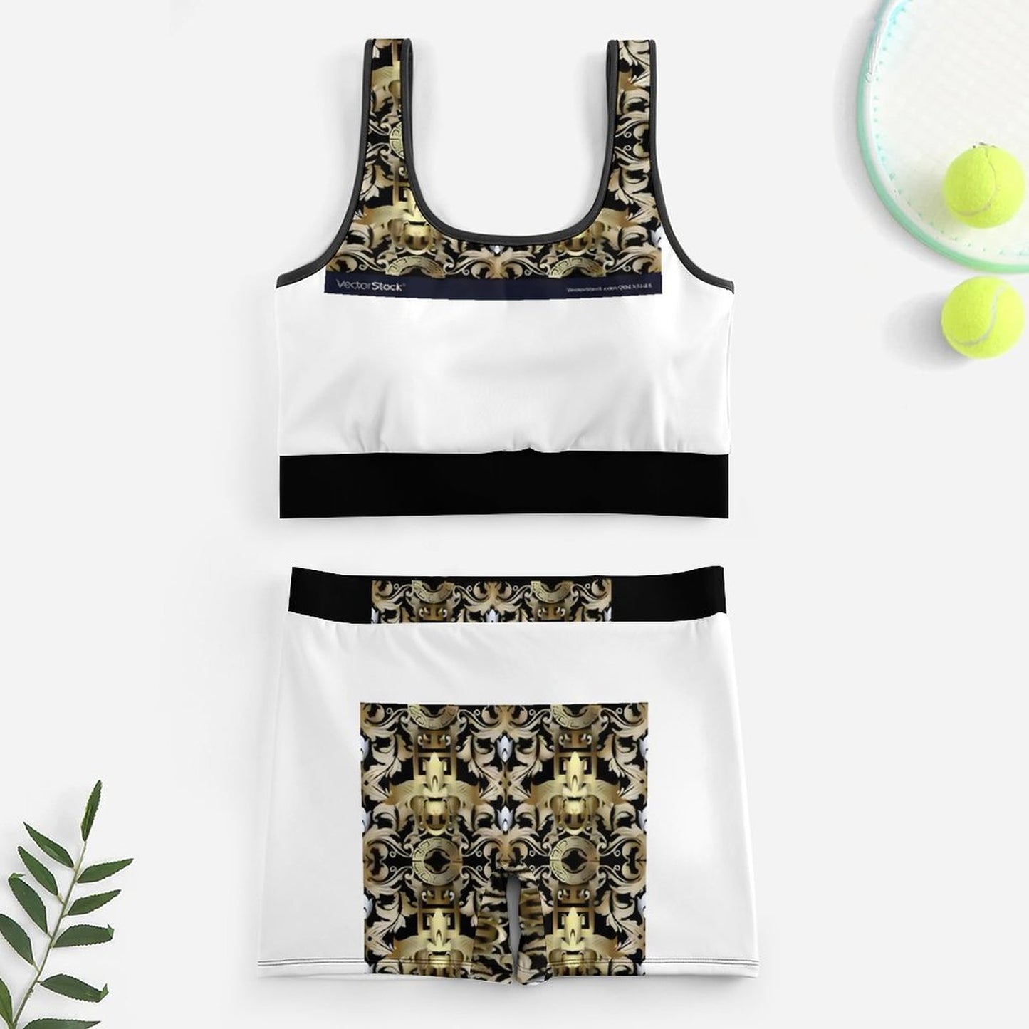 Custom Printed Yoga Workout Outfits YJ052
