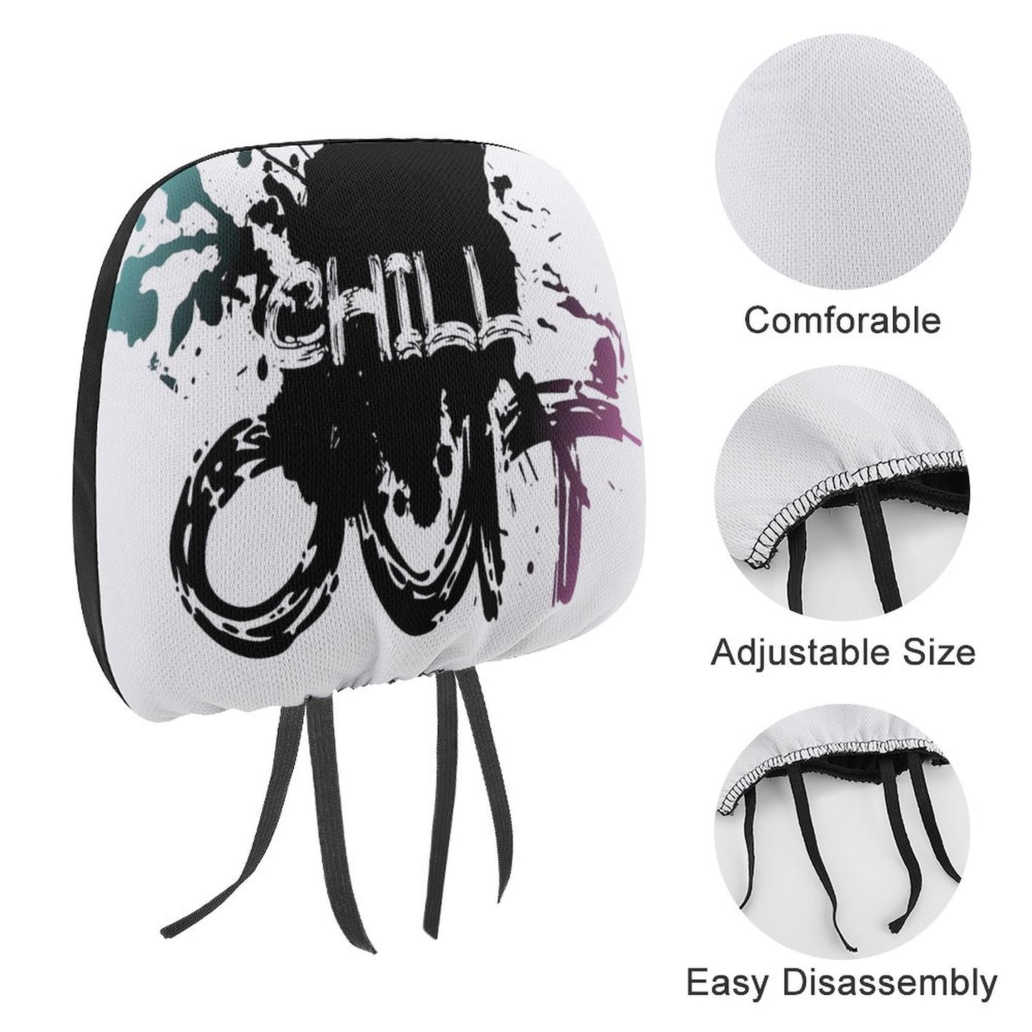 Custom Car Headrest Covers