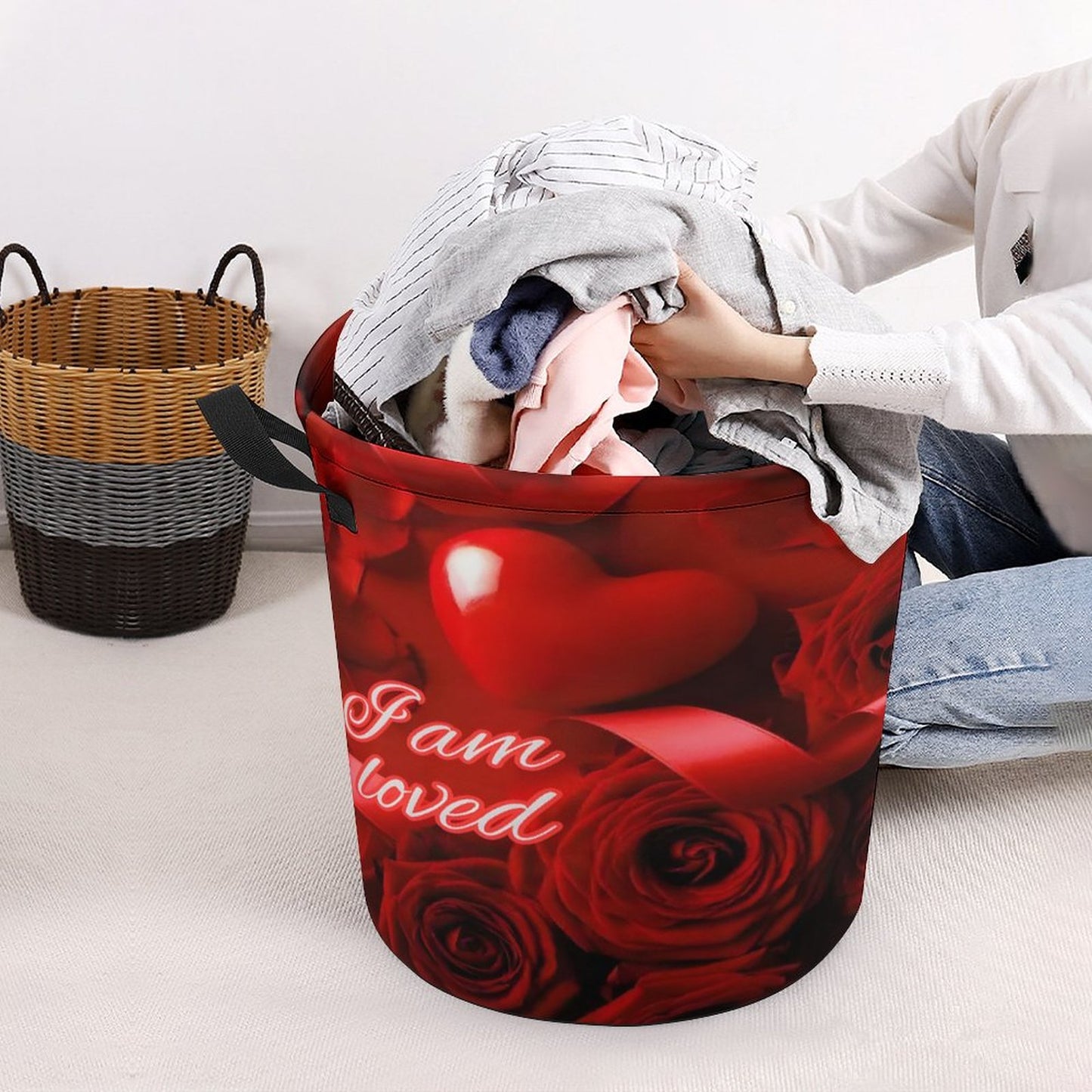 Oxford Collapsible Laundry Basket