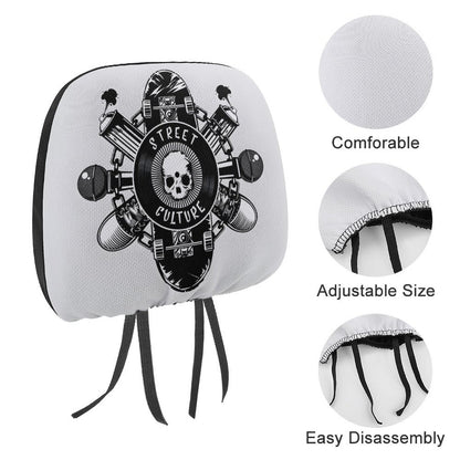 Custom Car Headrest Covers