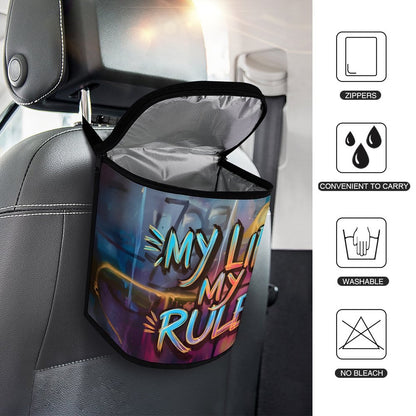 Collapsible Car Trash Bin