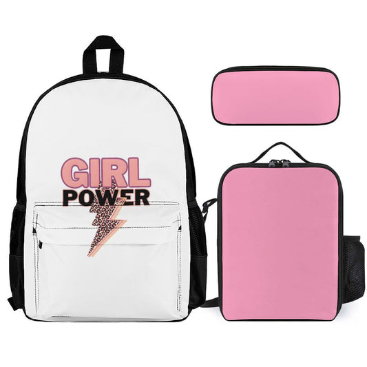 Set of 3 Bags (Shoulder Bag Lunch Bag & Pencil Pouch)