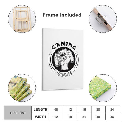 Framed Wooden Poster Hanging (Vertical 2:3)-8x12 inch
