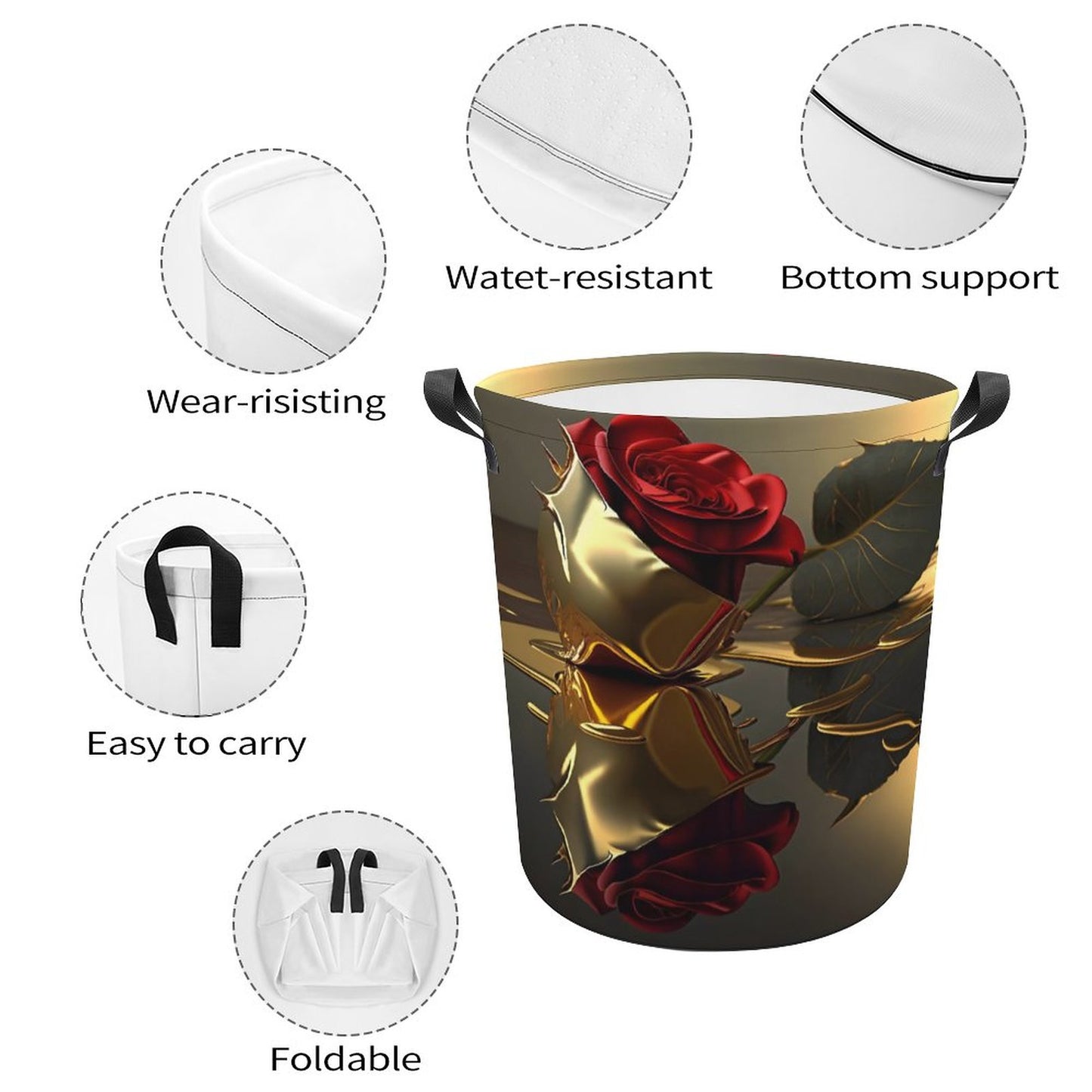 Oxford Collapsible Laundry Basket