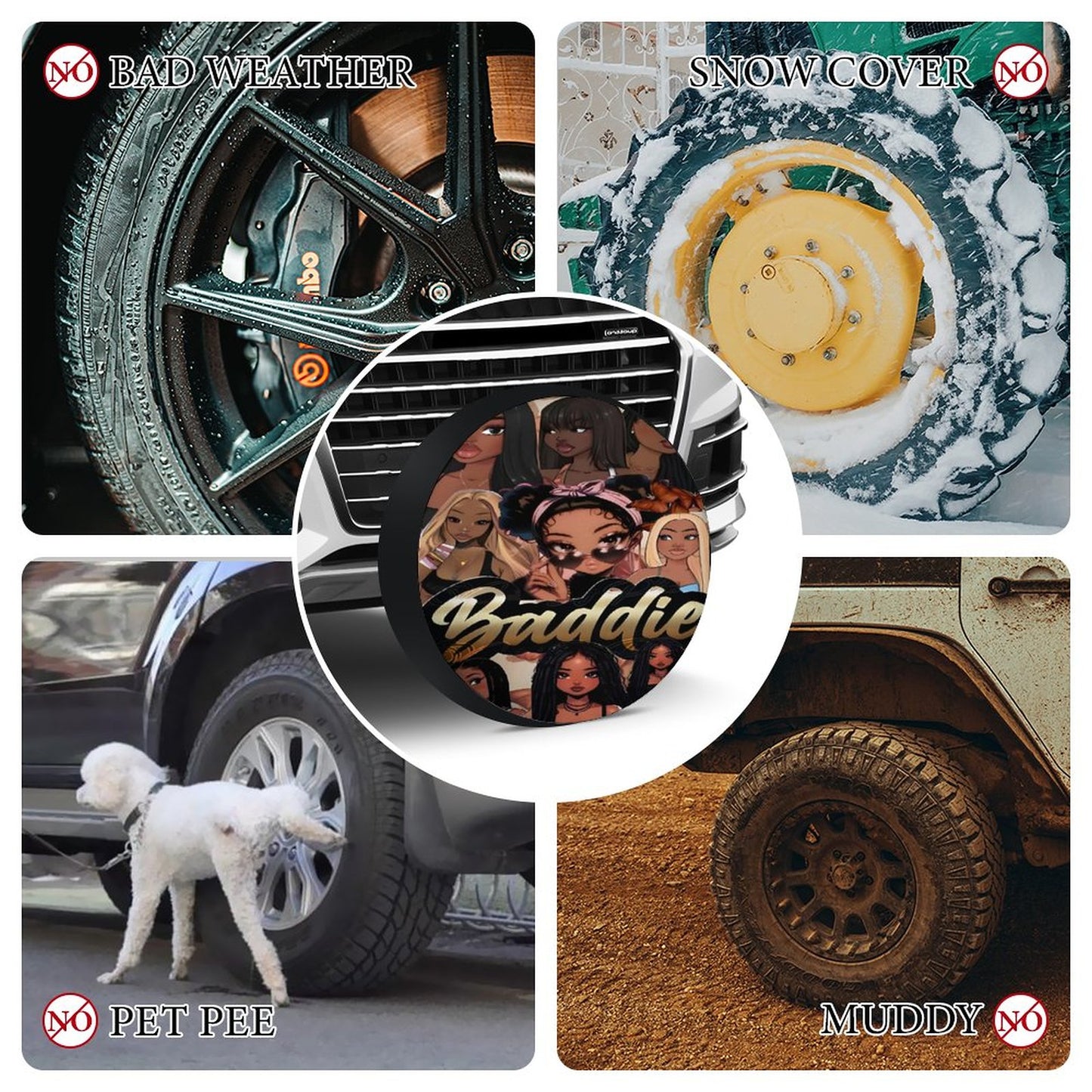 Oxford Cloth Tire Cover