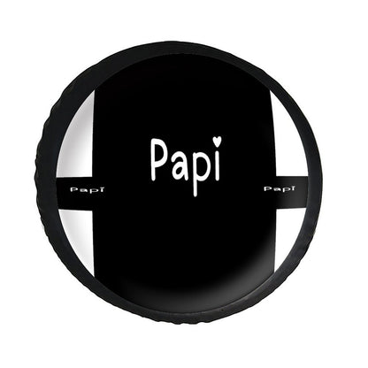 Leather Tire Cover(One-sided Printing)