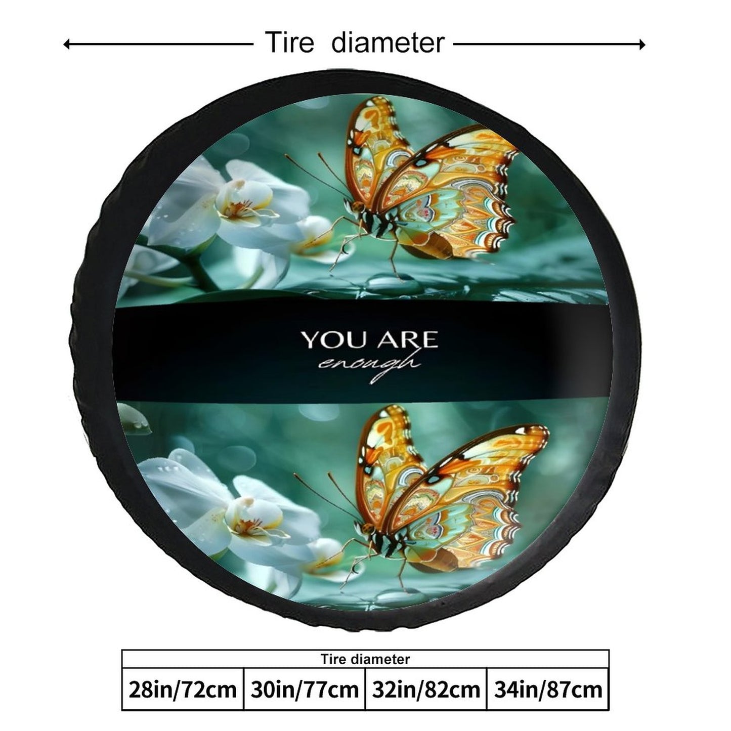 Leather Tire Cover(One-sided Printing)