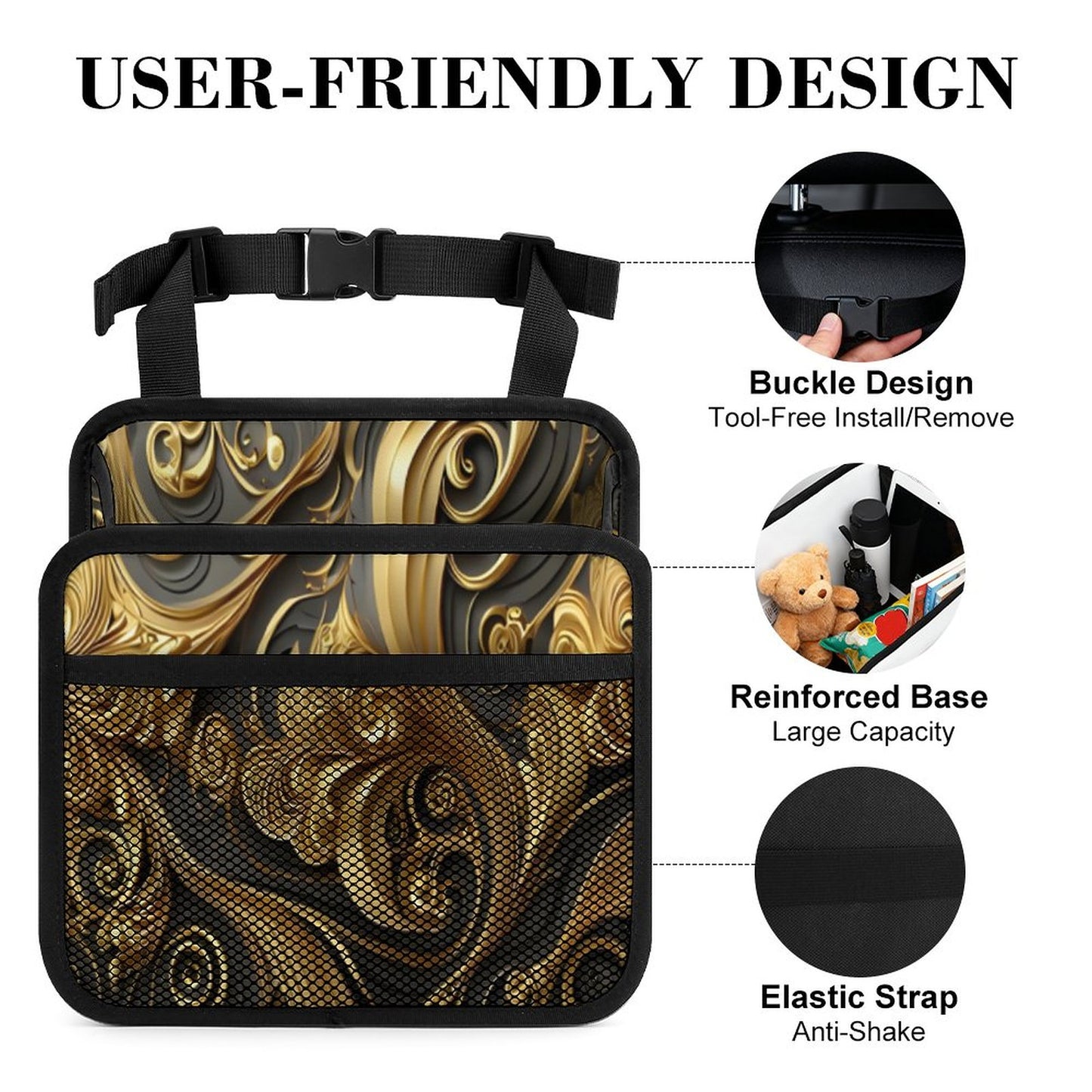 Car Seat Storage Bag(All-Over Printing)