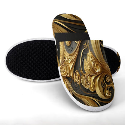 Flannel Men's Cotton Slippers