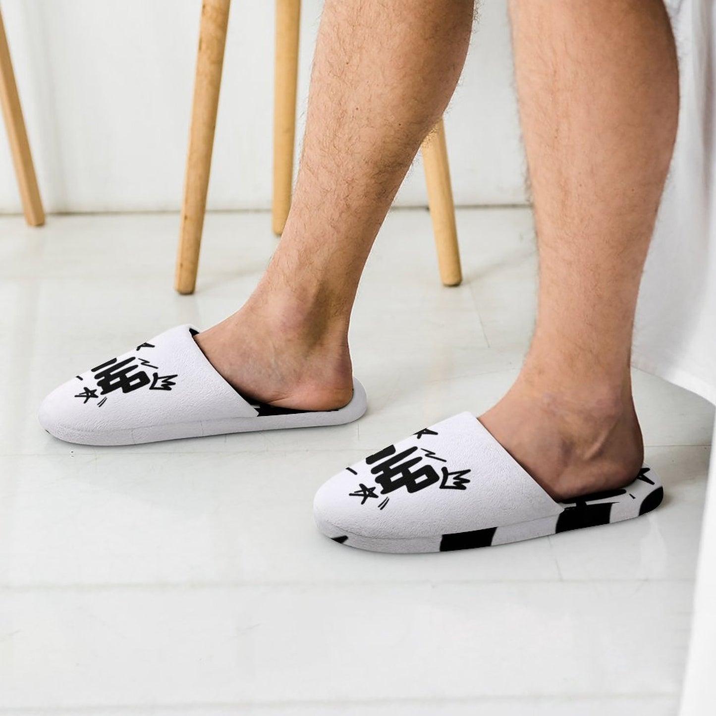Flannel Men's Cotton Slippers