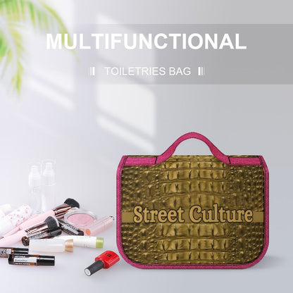 STREET CULTURE Alligator Travel Hanging Toiletry Bags