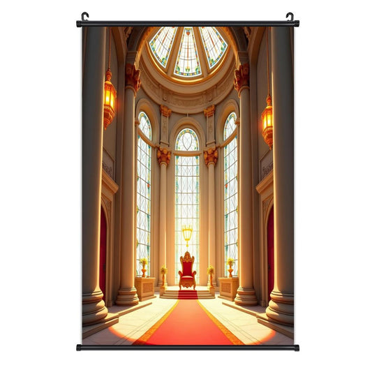 Canvas Hanging Poster with Scrolls-16"x24"/ 40x60cm