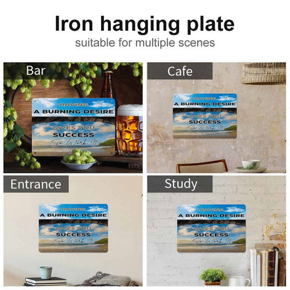 Horizontal Personalized Metal Wall Art Tin Sign-5.5"x7.9"/14x20cm