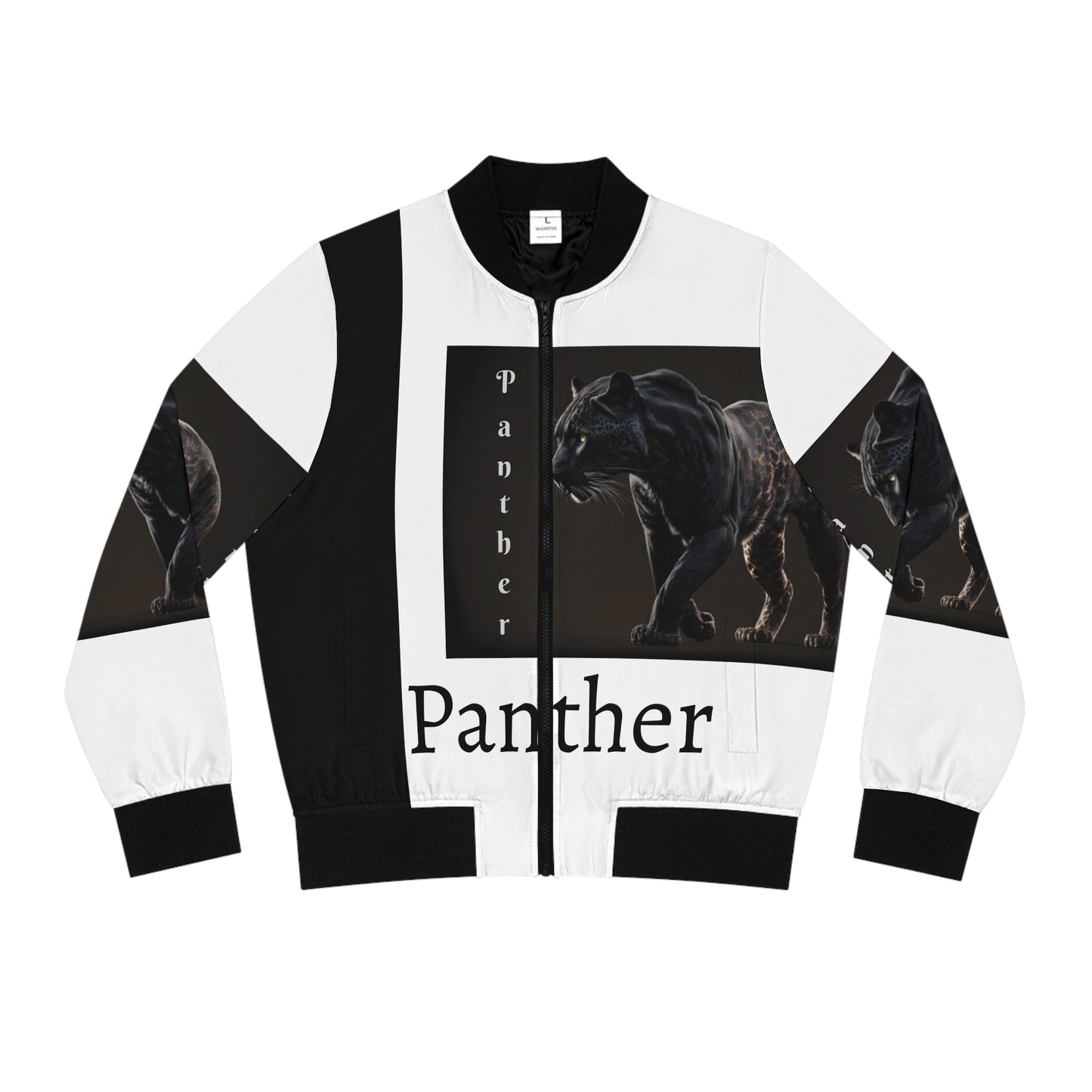PANTHER STYLE 2 Women's Bomber Jacket-S-2XL