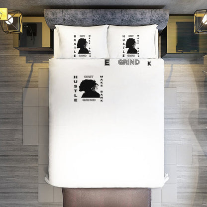 3-Piece Bedding Set-102"x90"/ 259x229cm (Dual-sided Printing)