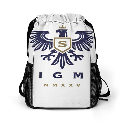 Waffle Cloth Sprots Drawstring Bag (Multi-Sites)