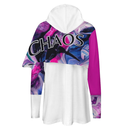 CHAOS Poncho-style Long Sleeve Women Hoodie-SMALL-5XL