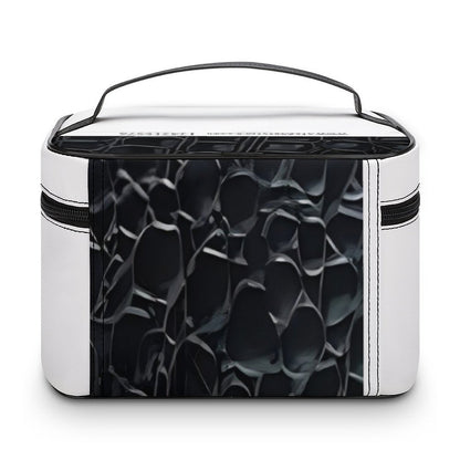 Make-up bag with Lychee pattern PU material