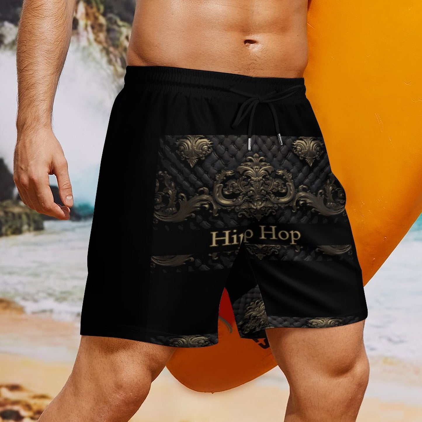 Men's Beach Shorts with 4 Pockets