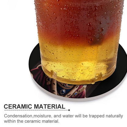 Round Ceramic Coaster